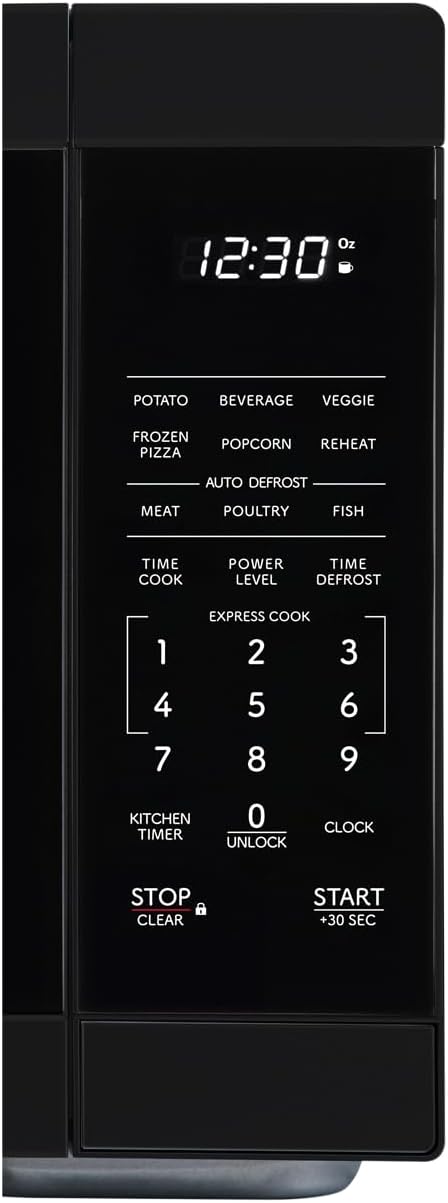 SHARP SMC1161KB Oven with Removable 12.4" Carousel Turntable, Cubic Feet, 1000 Watt Countertop Microwave, 1.1 CuFt, Black - Image 7
