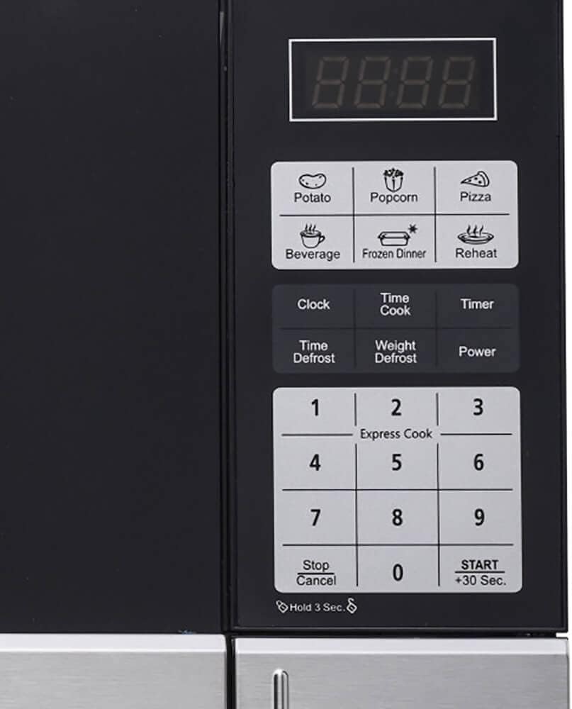 Avanti 0.9 cu. ft. 900 watts Microwave Oven Touch pad, 10 Power Level, 6 one-touch, Speed defrost setting, Cook/defrost by weight, Digital clock/timer, Child safety lock, in Stainless Steel (MT91K3S) - Image 5