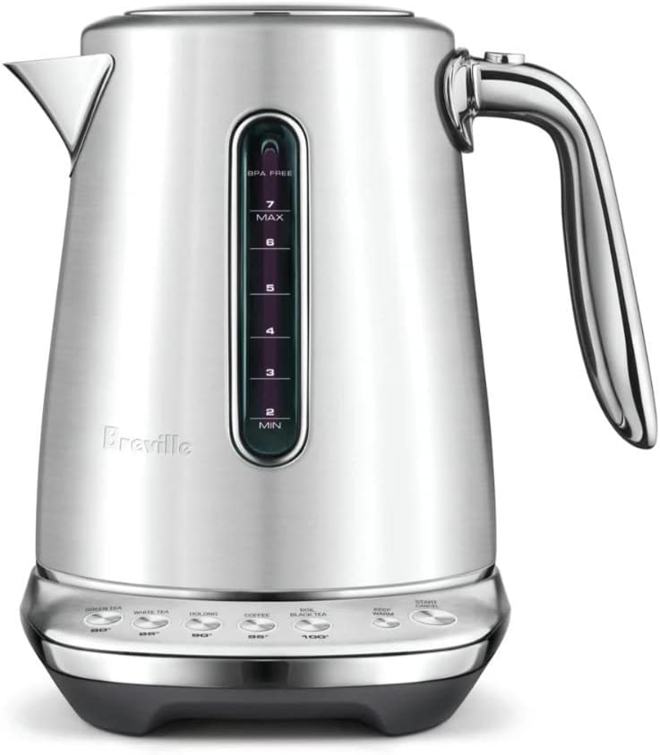 Breville the Smart Kettle™ Luxe Electric Kettle, BKE845BSS, Brushed Stainless Steel - Image 2