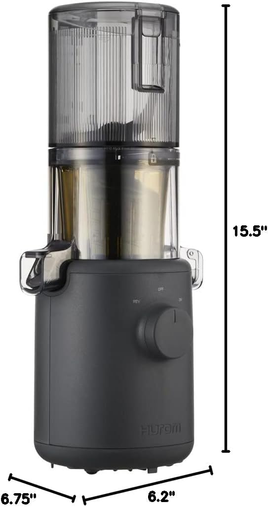 Hurom H310A Personal Self Feeding Slow Masticating Juicer (Matte Black) - Image 10