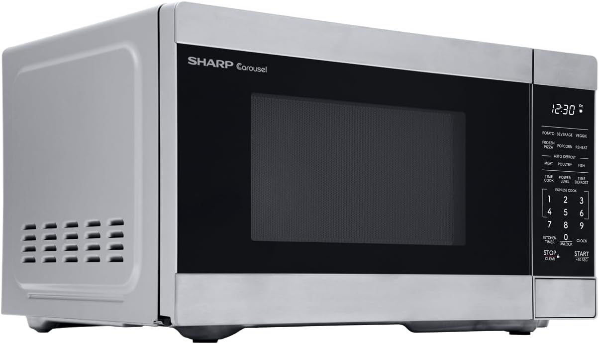SHARP SMC0761KS Oven Countertop Microwave, 0.7 CuFt, Stainless Steel - Image 4