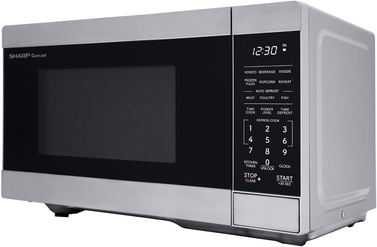SHARP SMC0761KS Oven Countertop Microwave, 0.7 CuFt, Stainless Steel - Image 6