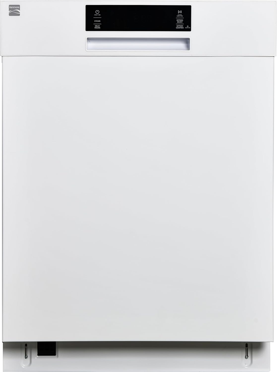 Kenmore 24" Built-In Stainless Steel Tub Dishwasher with EasyFlex 3rd Rack, SmartWash, UltraWash Plus, TurboDry, and MoreSpace Adjustable Rack, Energy Star Certified, White - Image 2