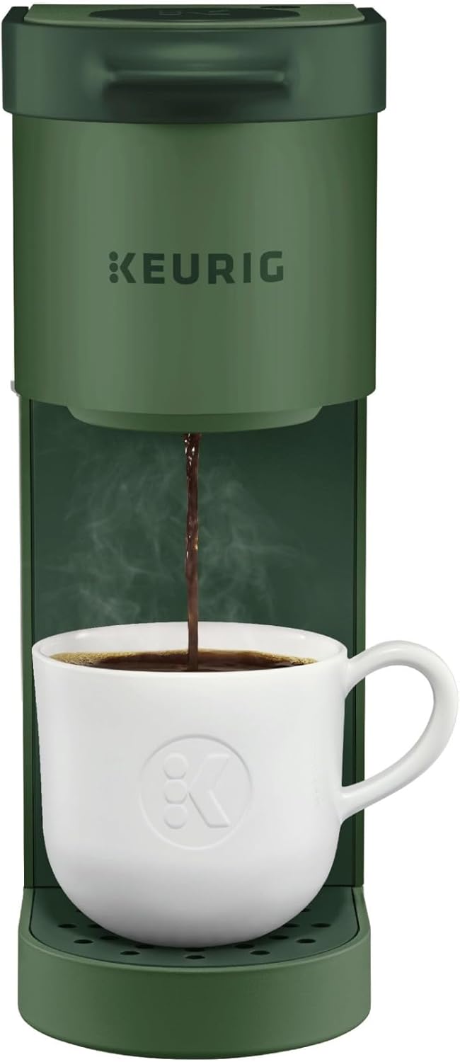 Keurig K-Mini Single Serve K-Cup Pod Coffee Maker, 6 to 12oz Brew size, with Cord Storage, Perfect for Small Spaces, Evergreen - Image 3