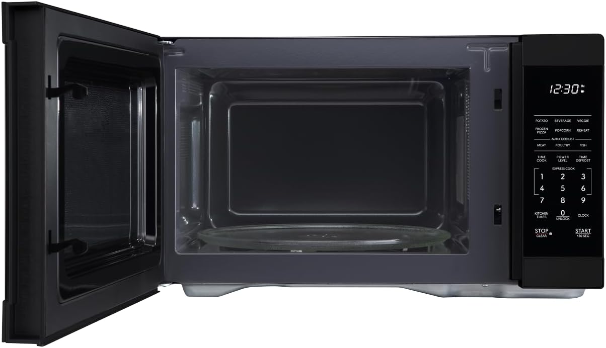 SHARP SMC1161KB Oven with Removable 12.4" Carousel Turntable, Cubic Feet, 1000 Watt Countertop Microwave, 1.1 CuFt, Black - Image 5