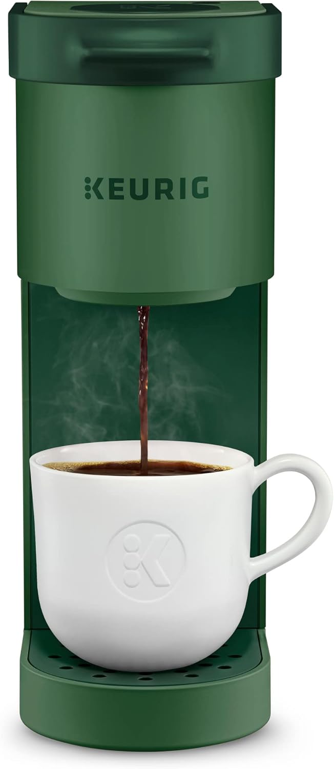 Keurig K-Mini Single Serve K-Cup Pod Coffee Maker, 6 to 12oz Brew size, with Cord Storage, Perfect for Small Spaces, Evergreen - Image 2