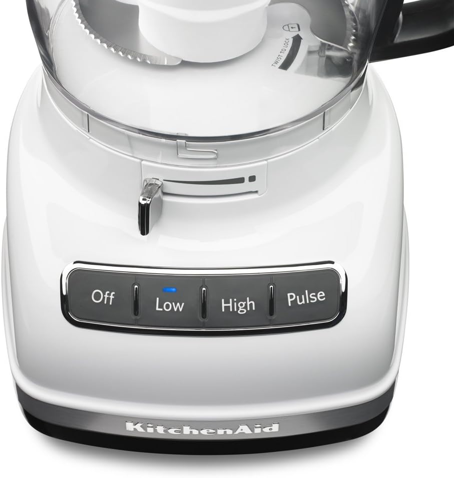 KitchenAid KFP1133WH 11-Cup Food Processor with Exact Slice System - White (Renewed) - Image 5