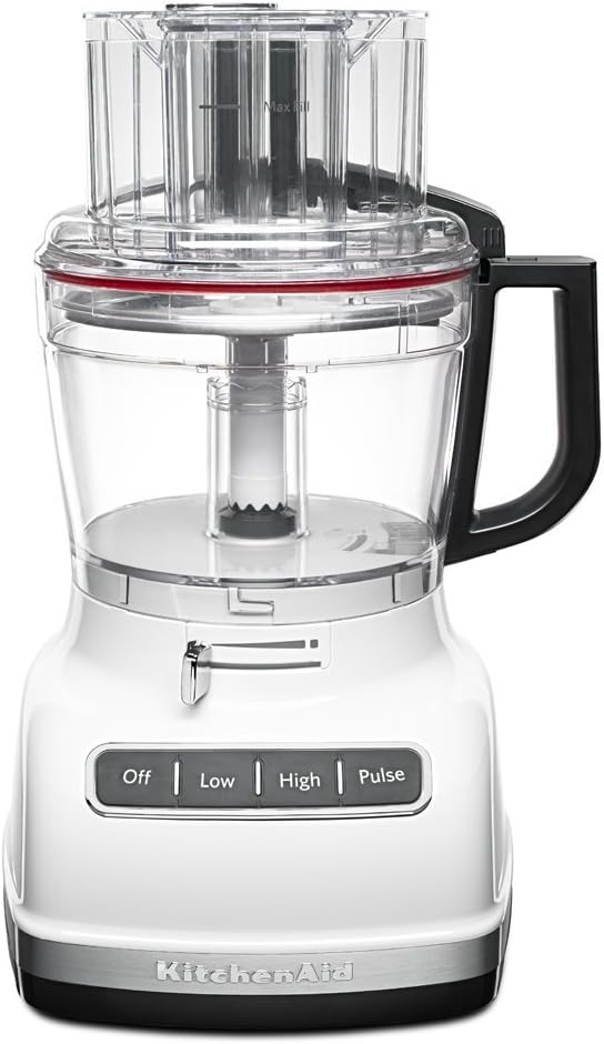 KitchenAid KFP1133WH 11-Cup Food Processor with Exact Slice System - White (Renewed) - Image 2
