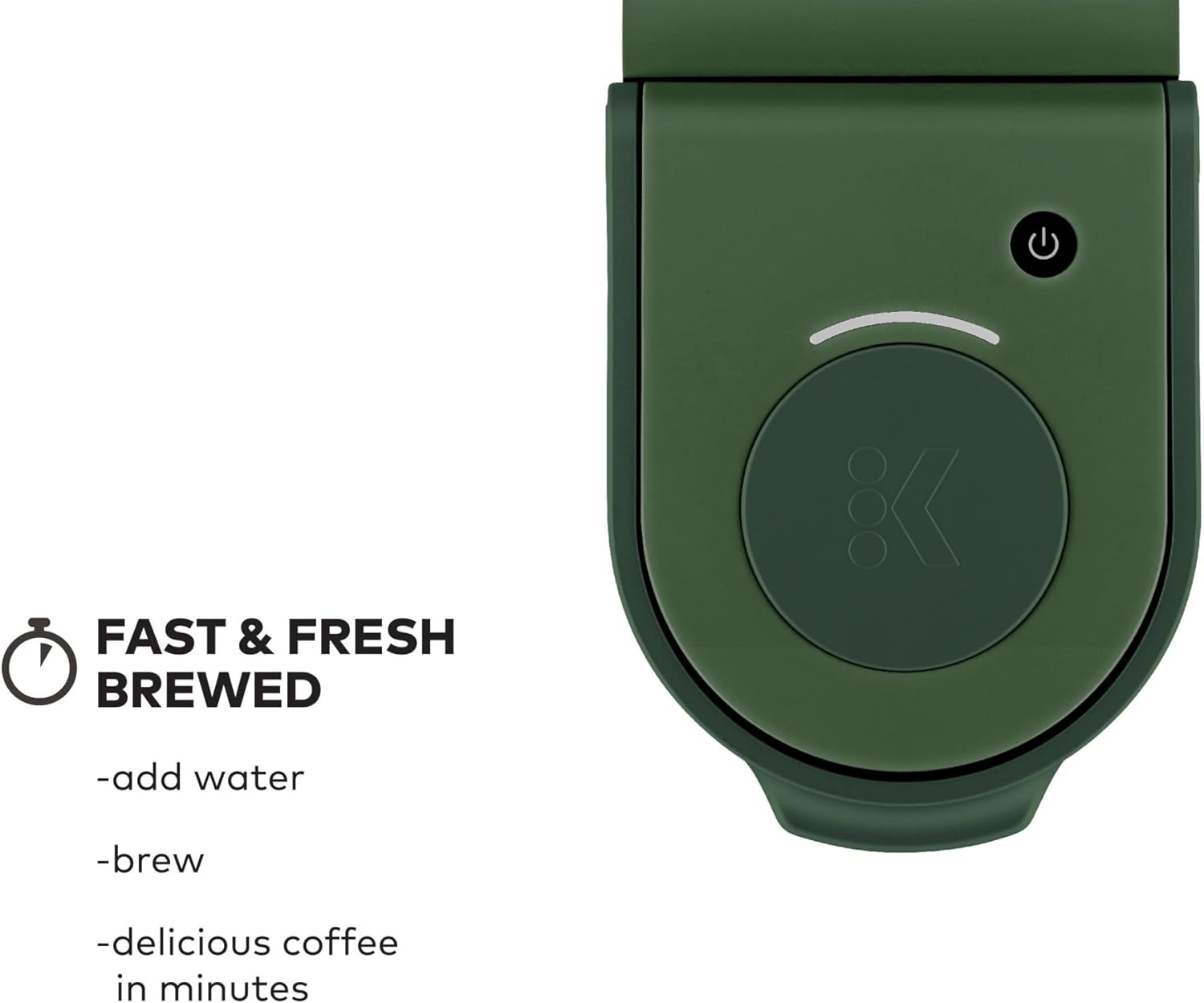 Keurig K-Mini Single Serve K-Cup Pod Coffee Maker, 6 to 12oz Brew size, with Cord Storage, Perfect for Small Spaces, Evergreen - Image 8