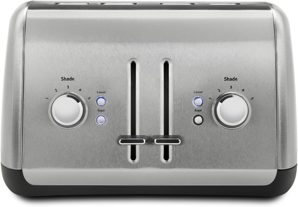 KitchenAid KMT4115SX Stainless Steel Toaster, Brushed Stainless Steel, 4 Slice (Pack of 1) - Image 3