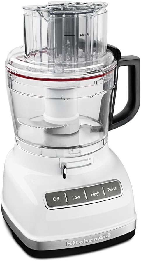 KitchenAid KFP1133WH 11-Cup Food Processor with Exact Slice System - White (Renewed) - Image 3