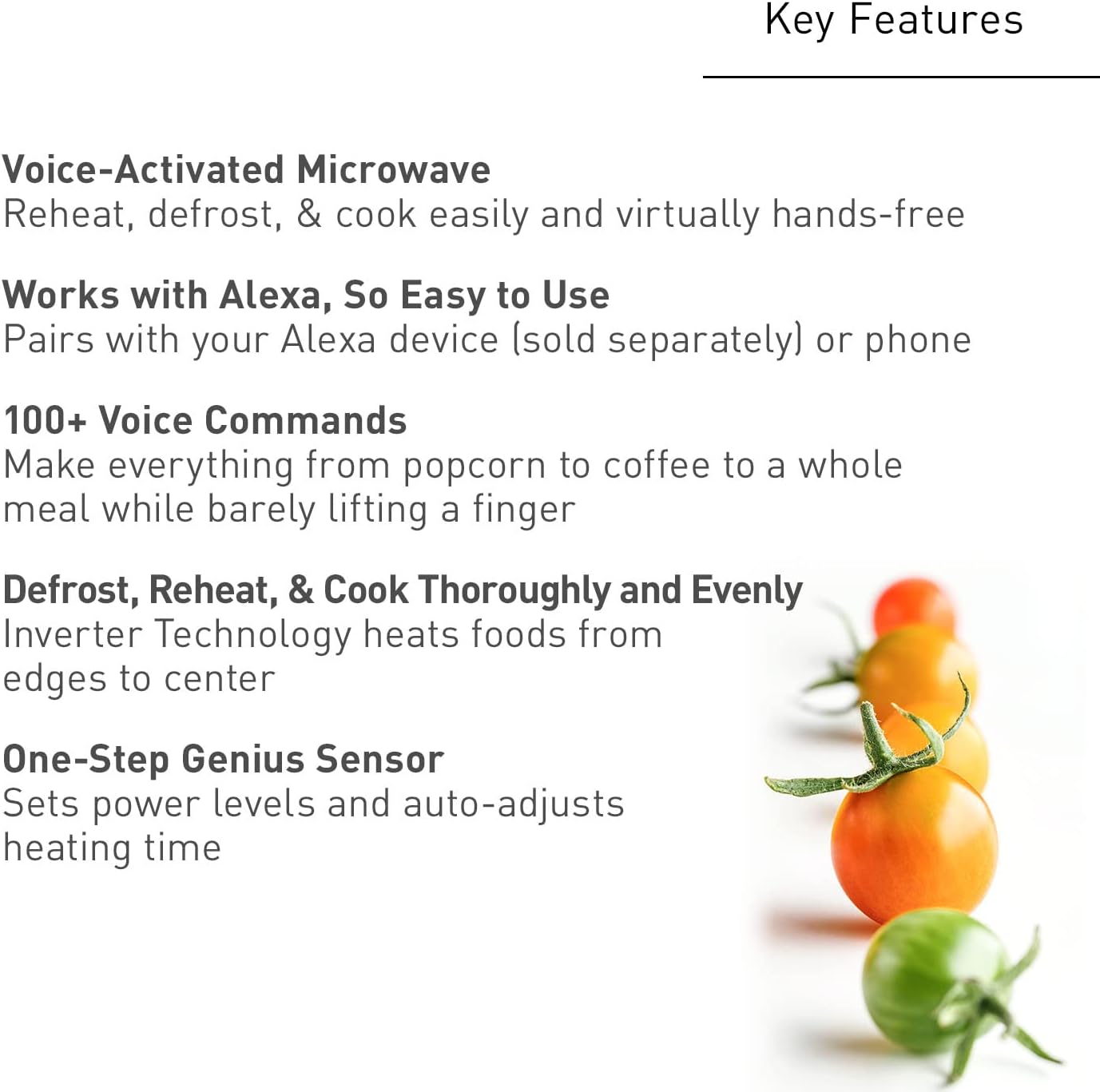 Panasonic NN-SV79MS 1.4 cu.ft Smart Inverter Works with Alexa Countertop Microwave Oven 1200Watt Power with Genius Sensor Cooking, Stainless Steel - Image 7