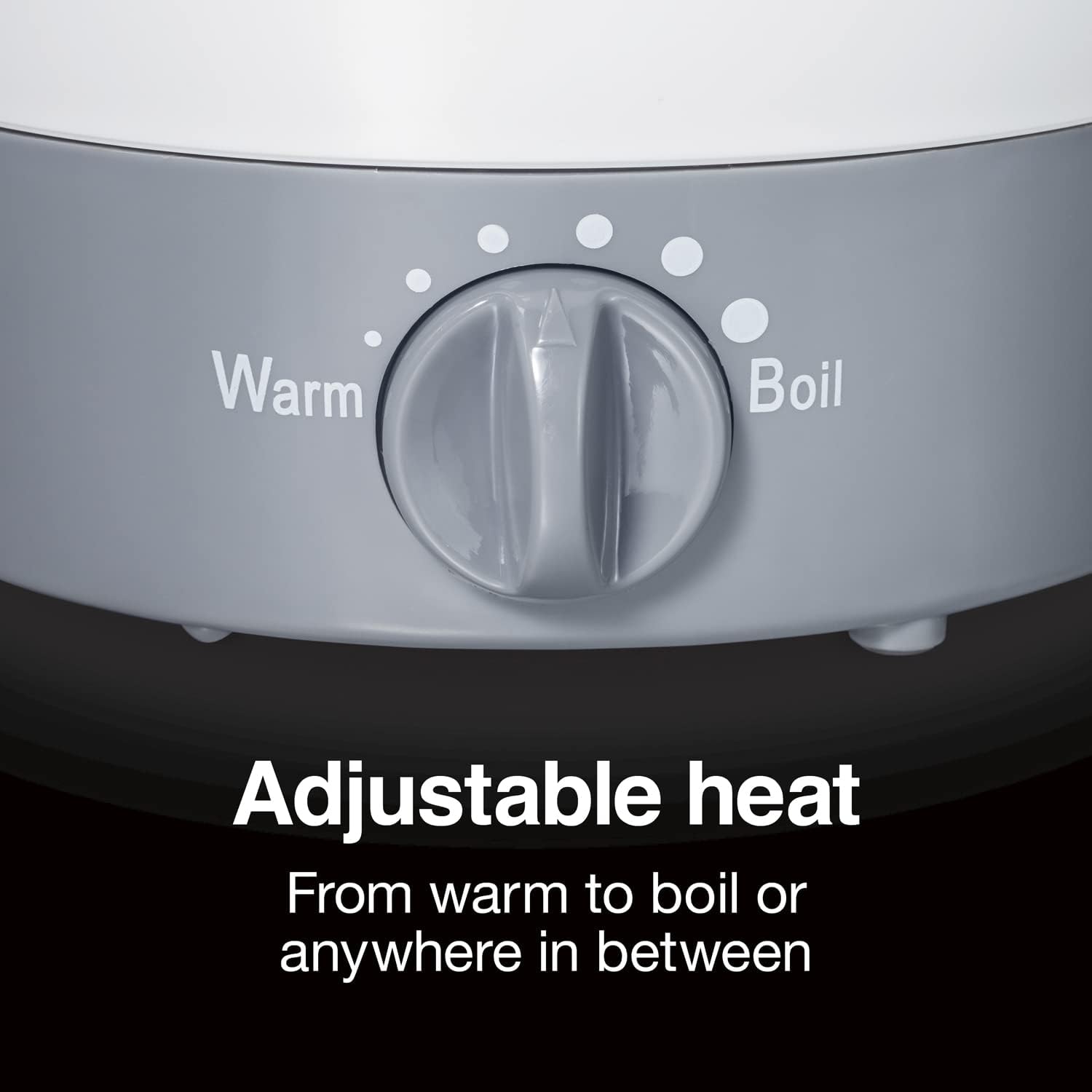 Proctor Silex 32oz Adjustable Temperature Hot Pot Electric Kettle for Tea, Boiling Water, Cooking Noodles and Soup, White - Image 6