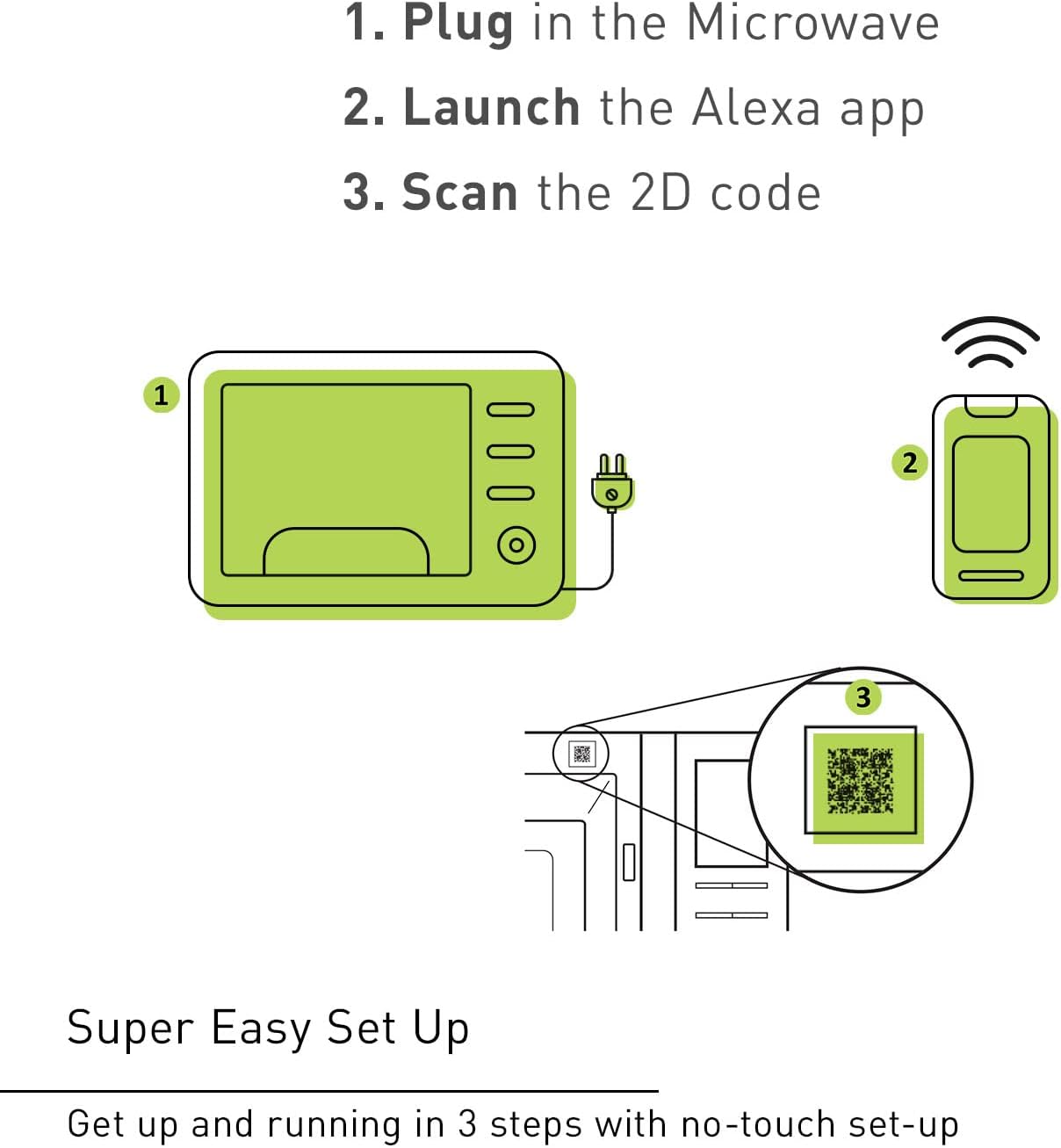 Panasonic NN-SV79MS 1.4 cu.ft Smart Inverter Works with Alexa Countertop Microwave Oven 1200Watt Power with Genius Sensor Cooking, Stainless Steel - Image 4
