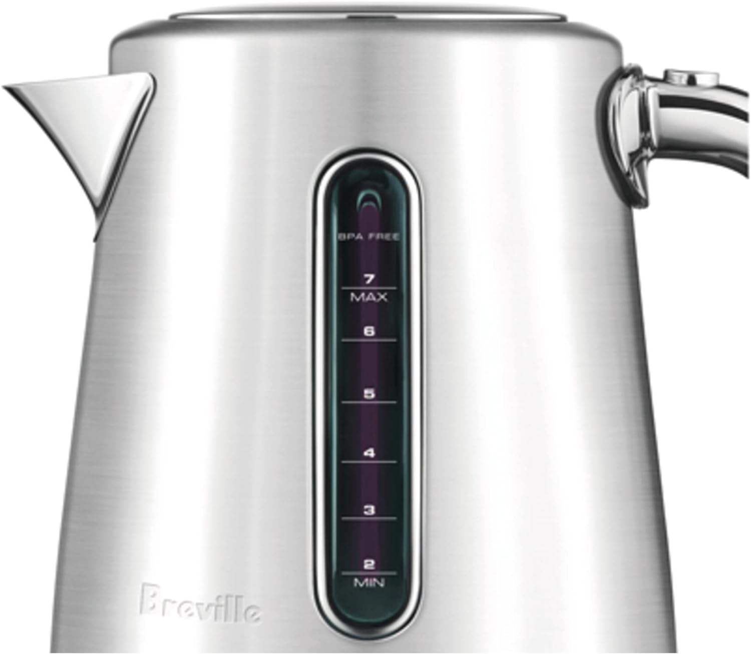 Breville the Smart Kettle™ Luxe Electric Kettle, BKE845BSS, Brushed Stainless Steel - Image 3
