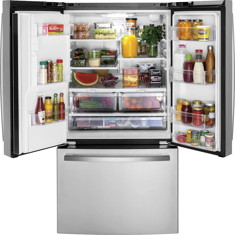 GE® ENERGY STAR® 25.6 Cu. Ft. Fingerprint Resistant French-Door Refrigerator - Image 7