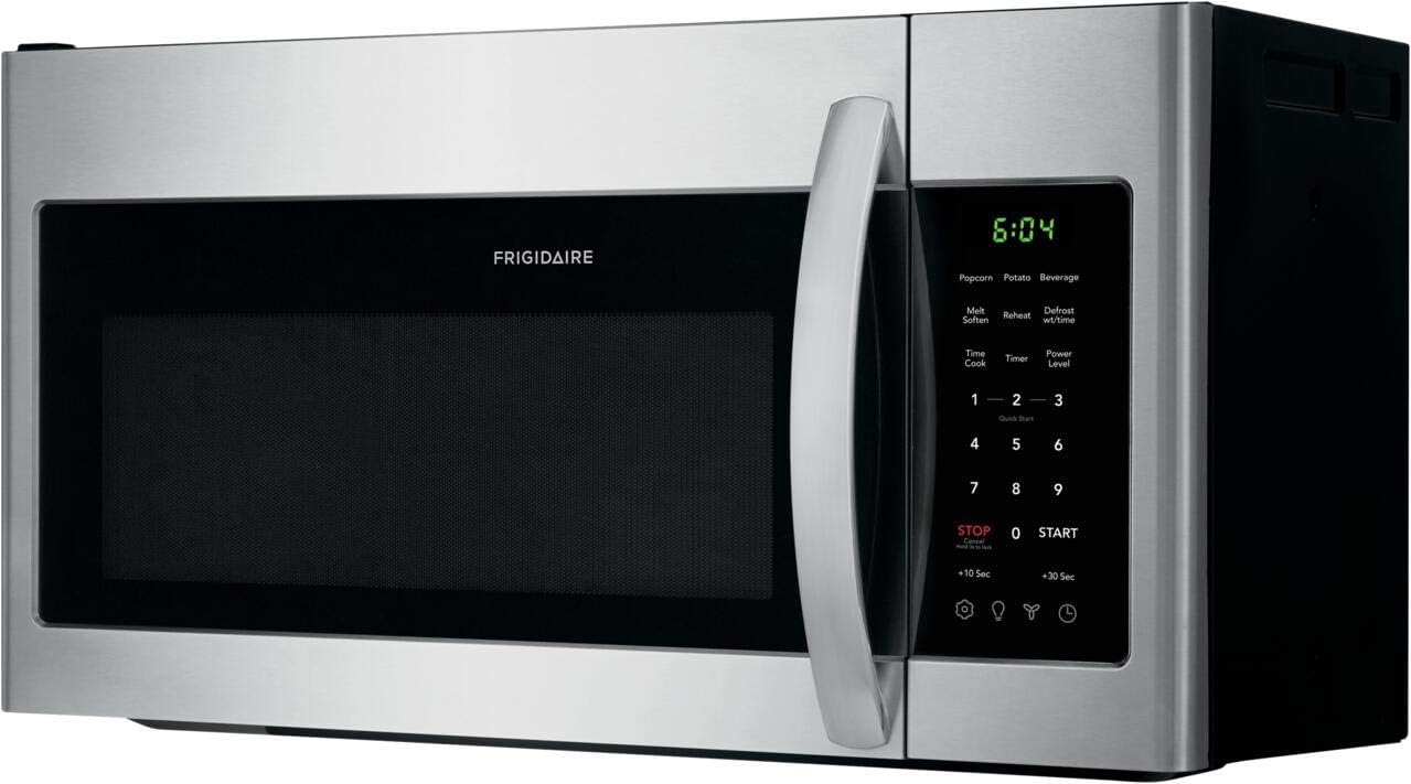 FRIGIDAIRE FFMV1846VS 30" Stainless Steel Over The Range Microwave with 1.8 cu. ft. Capacity, 1000 Cooking Watts, Child Lock and 300 CFM - Image 5