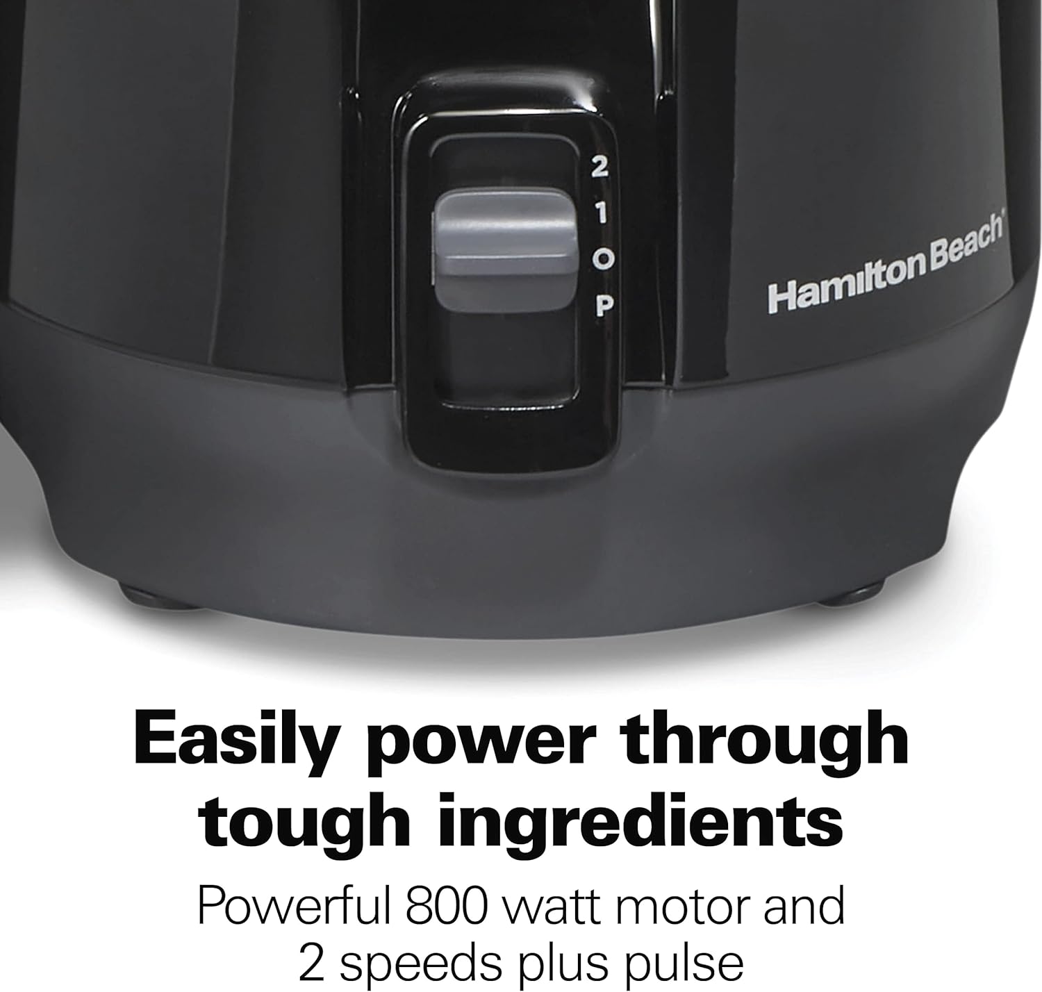 Hamilton Beach Juice & Blend 2-in-1 Juicer Machine and 20 oz. Blender, Big Mouth Large 3” Feed Chute for Whole Fruits and Vegetables, Easy to Clean, Centrifugal Extractor, 800W Motor, Black (67970) - Image 6