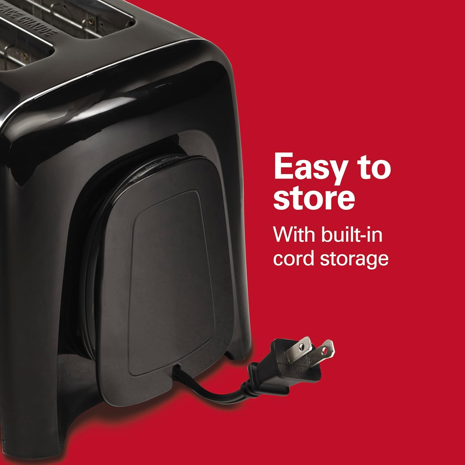 Hamilton Beach 2 Slice Toaster with Extra Wide Slots, Shade Selector, Auto-Shutoff, Cancel Button and Toast Boost, Black - Image 8