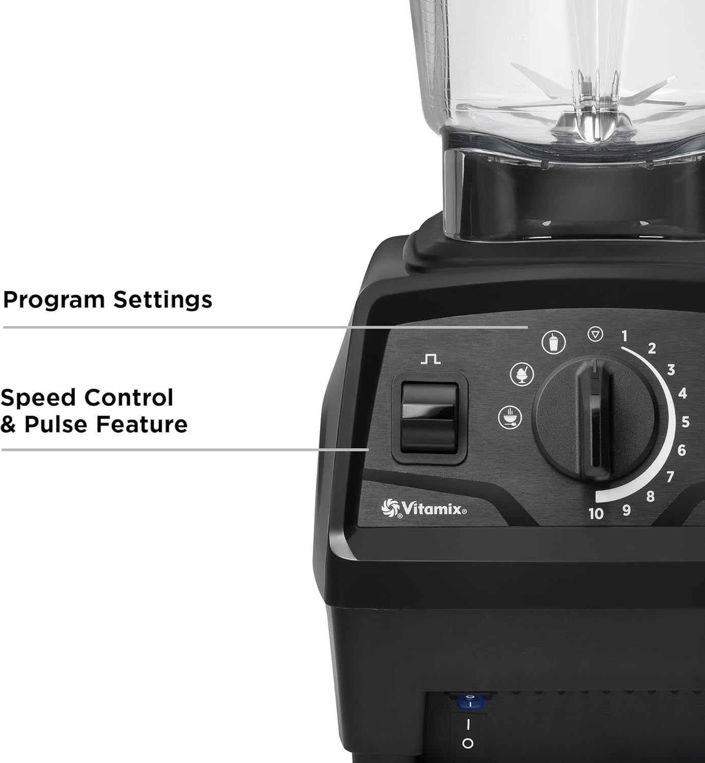 Vitamix Explorian Blender with Programs, Professional-Grade, 64 oz. Low-Profile Container, Slate (Renewed Premium) - Image 4