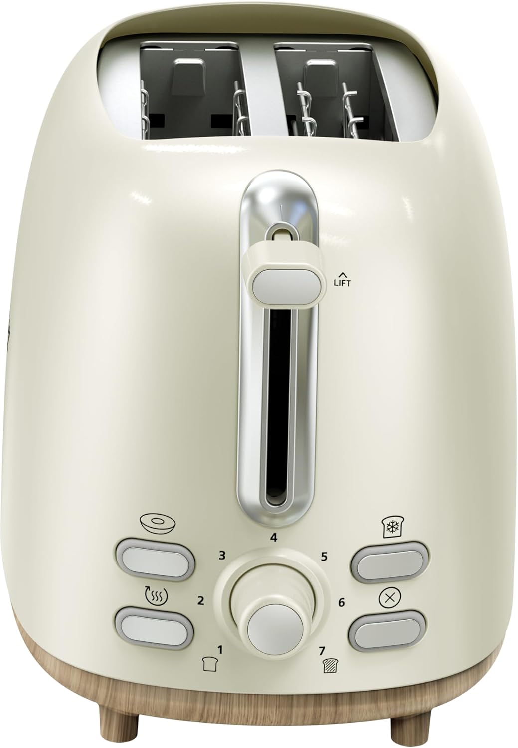 Oster® 2-Slice Toaster with Extra Wide Slots, Oat Milk - Image 2