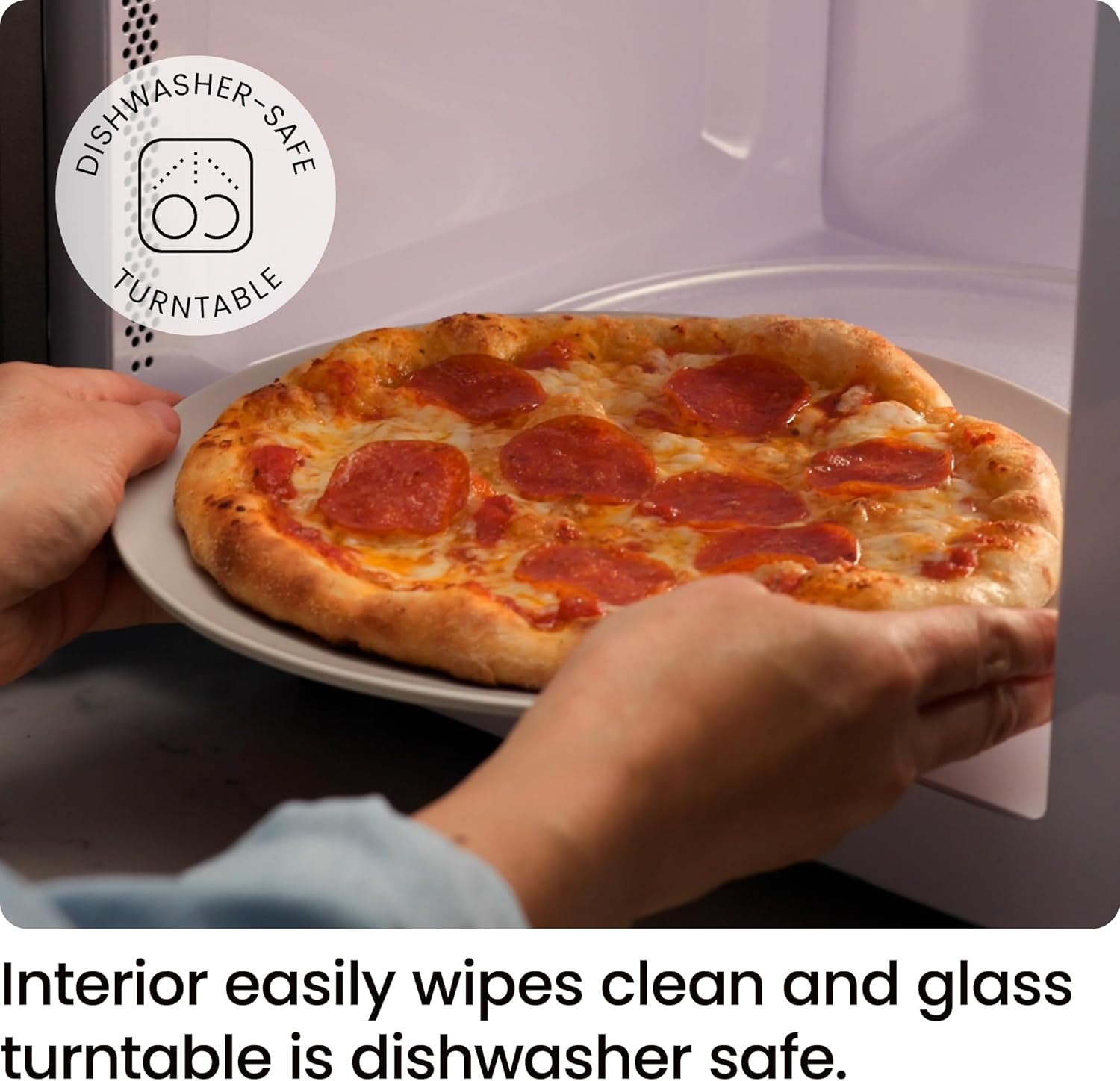 Chefman Countertop Microwave Oven 0.9 Cu. Ft. with Digital Display, 900 Watts, 6 Auto Menus, 10 Power Levels, Eco Mode, Memory Function, Mute Option, Child Safety Lock, Easy Clean - Image 6