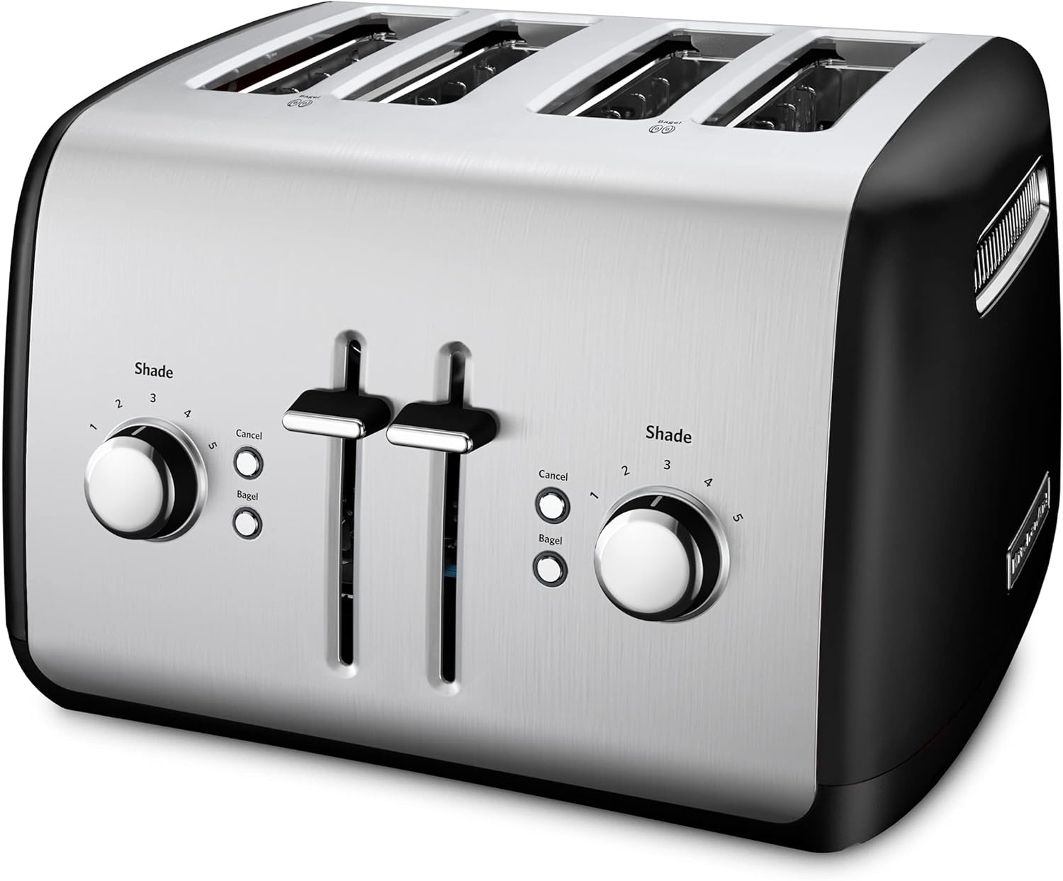 KitchenAid 4-Slice Toaster with Manual High-Lift Lever - KMT4115, Onyx Black - Image 2