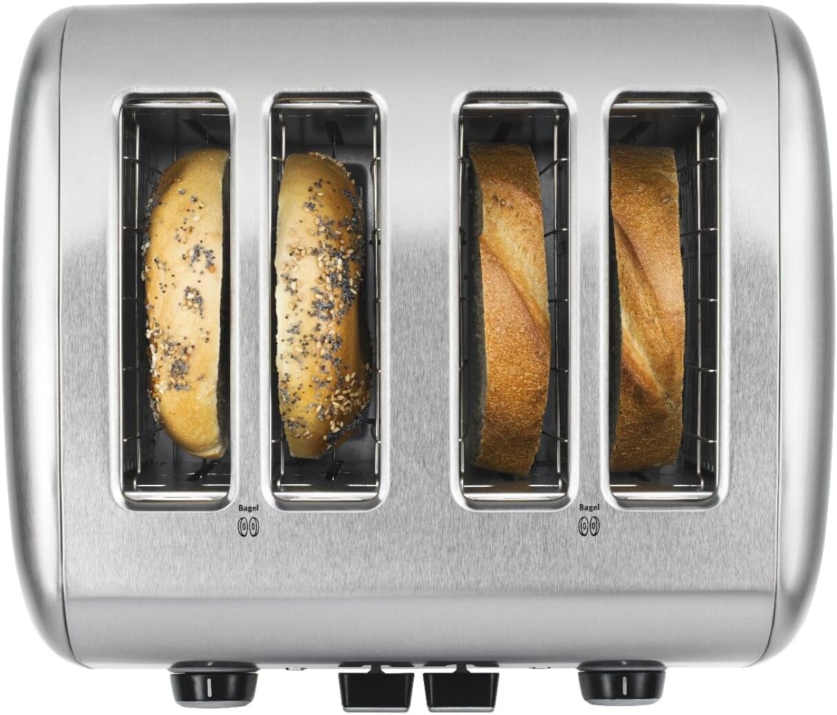 KitchenAid KMT4115SX Stainless Steel Toaster, Brushed Stainless Steel, 4 Slice (Pack of 1) - Image 4