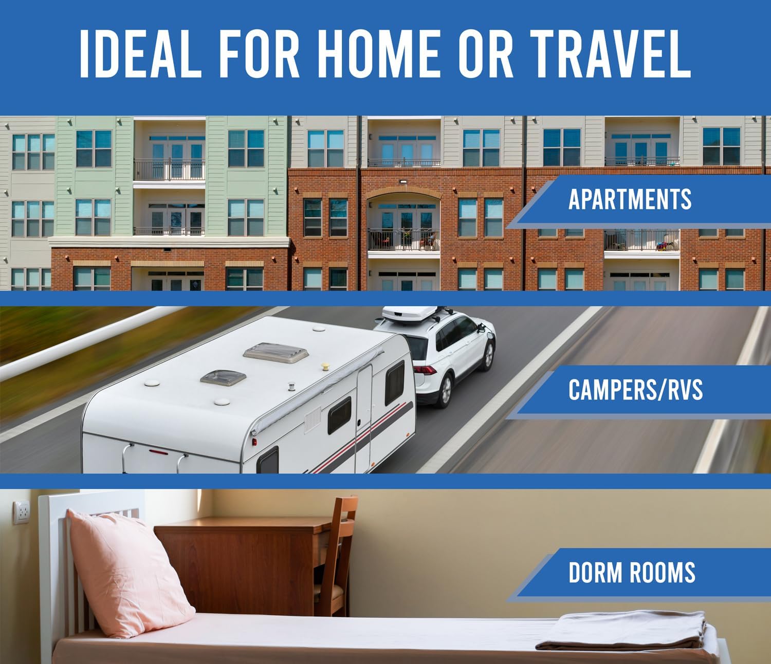 Farberware Compact 6-Place Setting Dishwasher - Portable Mini Countertop Dishwasher with 7 Wash Programs - Perfect for Small Spaces Like Apartment, Dorm, Boat, Camper/RV - Image 6