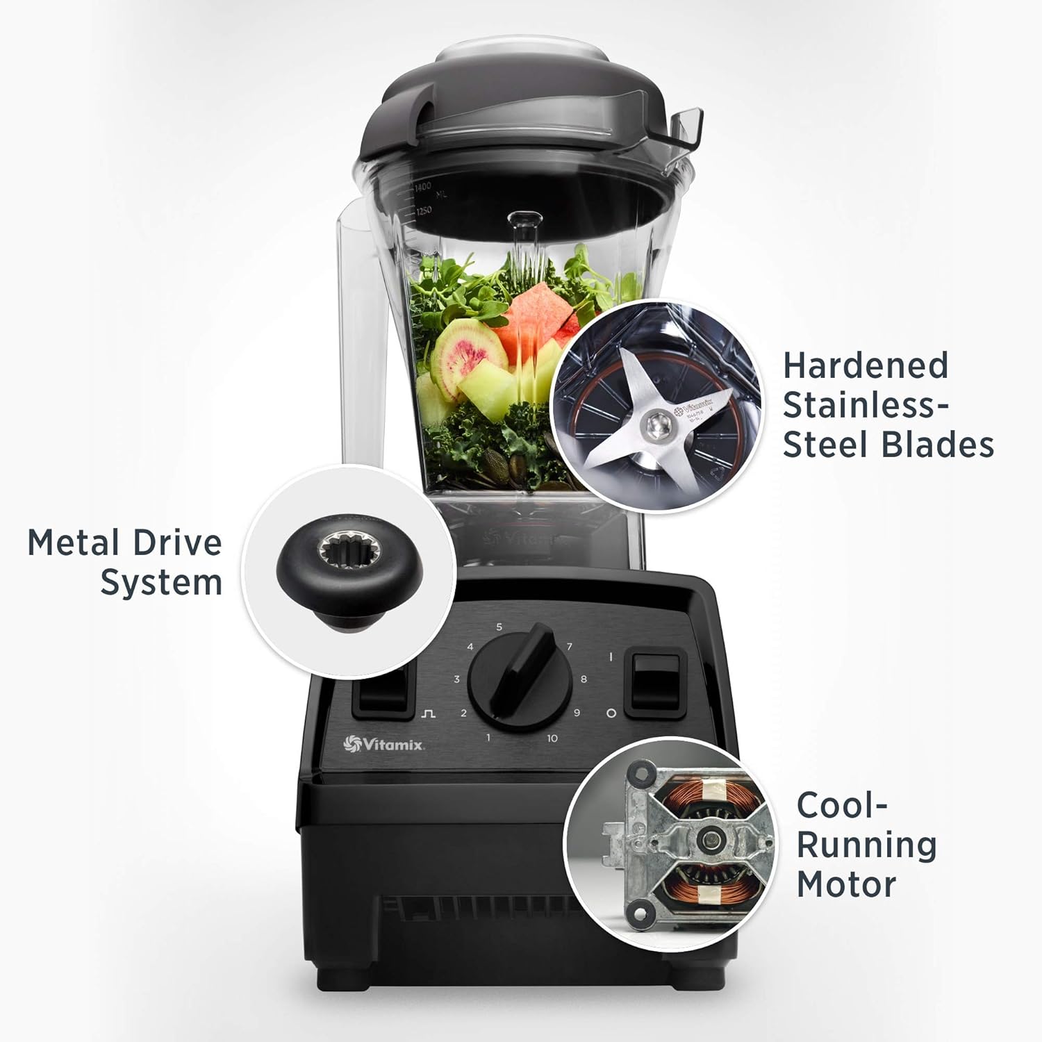Vitamix E310 Explorian Blender, Professional-Grade, 48 oz. Container, Slate - Image 3