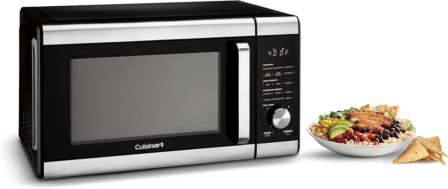 Cuisinart 3-in-1 Microwave AirFryer Oven, Black - Image 8
