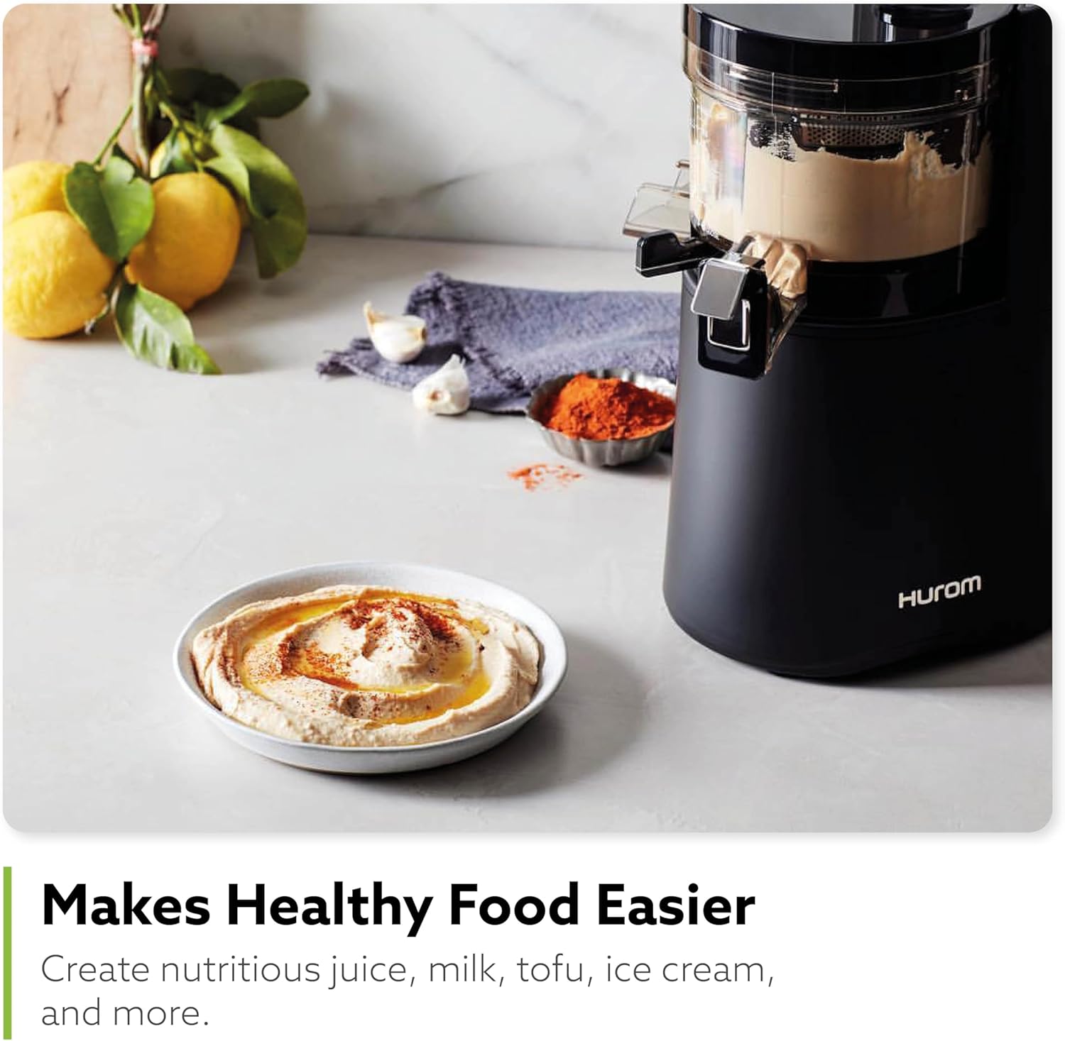 Hurom H-AA Slow Juicer, Matte Black - Image 5