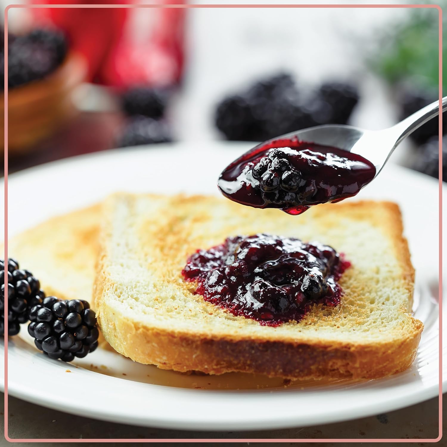 Nostalgia Retro Wide 2-Slice Toaster, Vintage Design With Crumb Tray, Cord Storage & 5 Toasting Levels, Red - Image 6