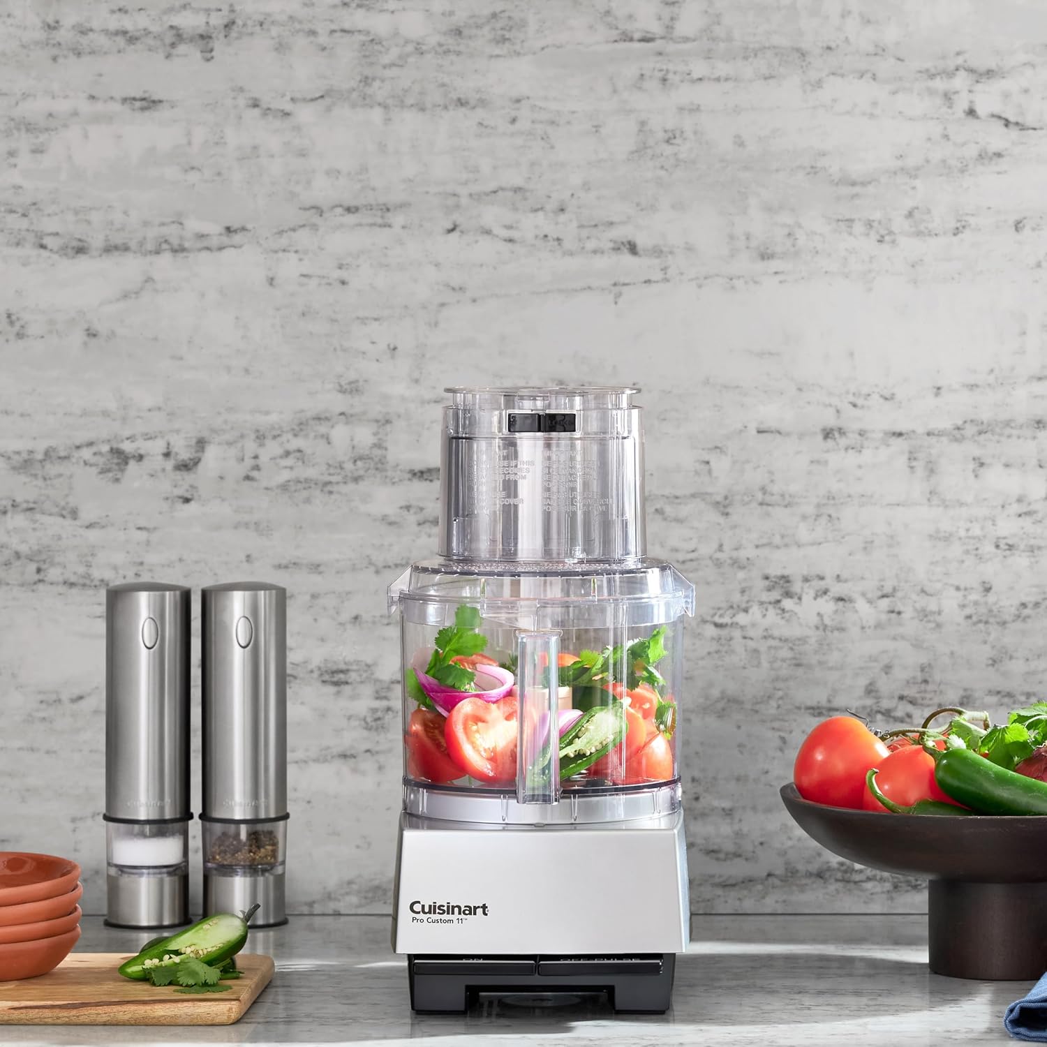 Cuisinart Food Processor, Pro Custom 11 Cup, Brushed Chrome, DLC-8SBCYP1 - Image 3