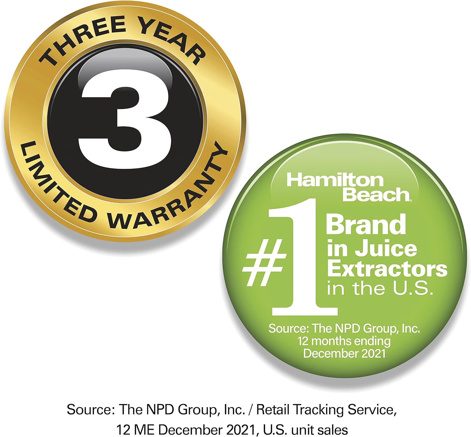 Hamilton Beach Juice & Blend 2-in-1 Juicer Machine and 20 oz. Blender, Big Mouth Large 3” Feed Chute for Whole Fruits and Vegetables, Easy to Clean, Centrifugal Extractor, 800W Motor, Black (67970) - Image 8