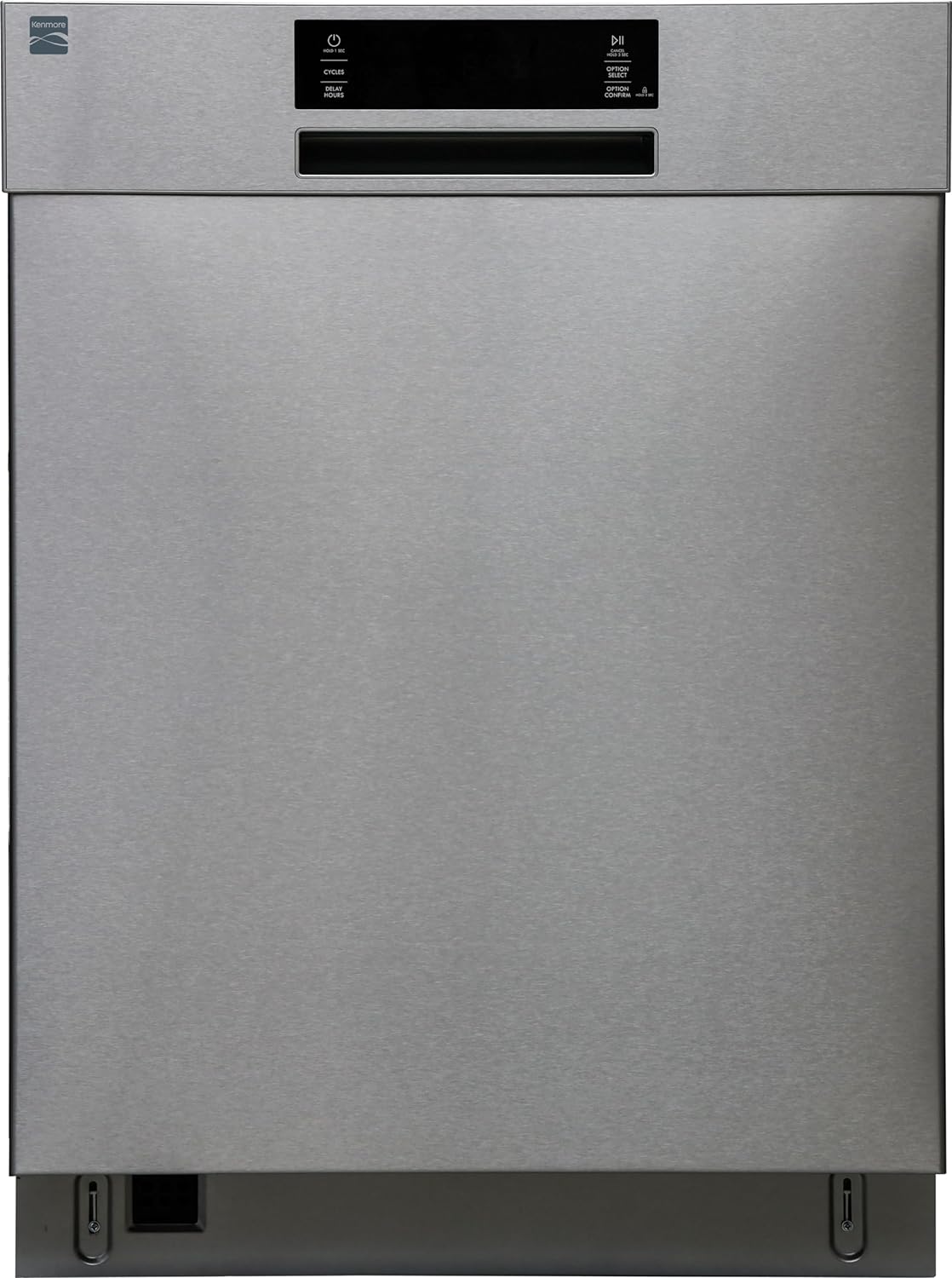 Kenmore 24" Built-In Stainless Steel Tub Dishwasher with EasyFlex 3rd Rack, SmartWash, UltraWash Plus, TurboDry, and Adjustable Rack, Energy Star Certified, Fingerprint Resistant Stainless Steel - Image 2