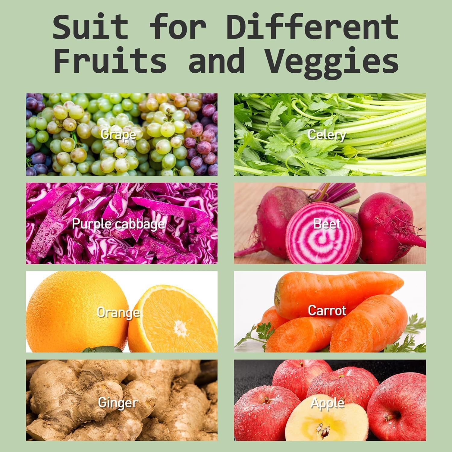 Masticating Juicer Machines, Cold Press Juicer, Easy to Clean with Brush, Touch Screen Stainless Juicer Machines for Vegetable & Fruit, Juice Maker with Quiet Motor & 2 Speed Modes, Silver - Image 5