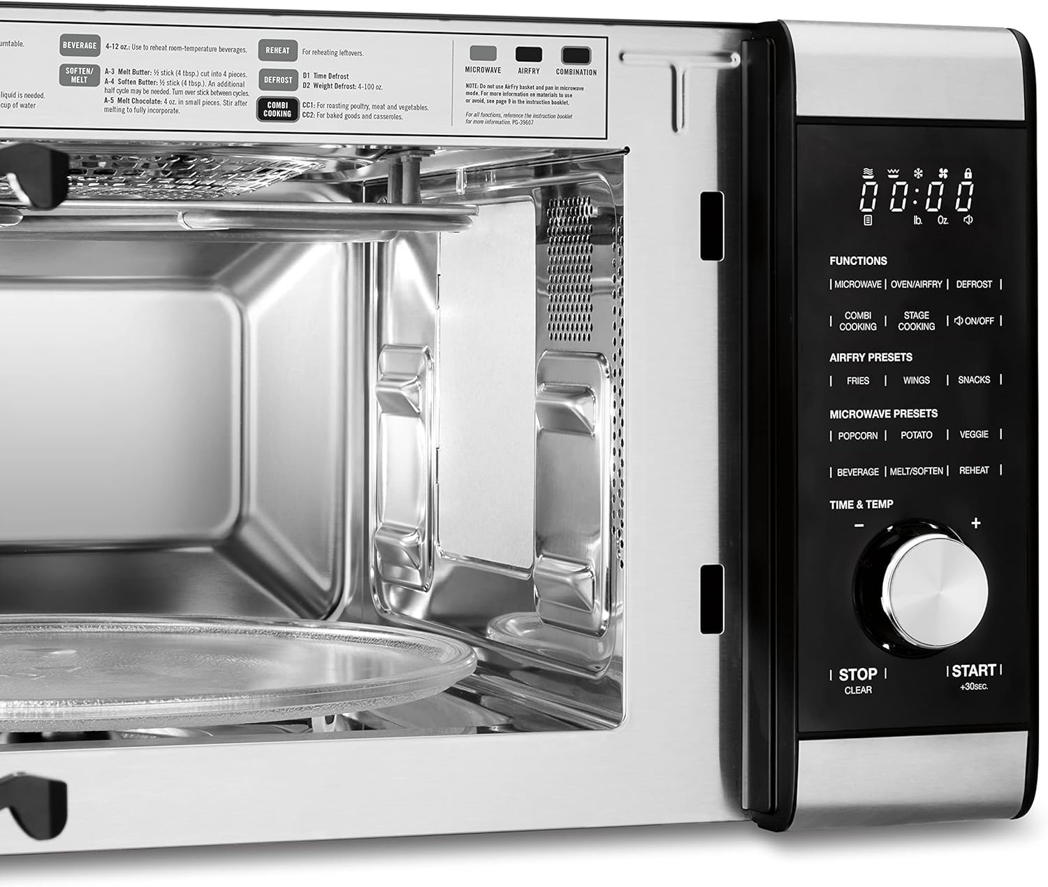 Cuisinart 3-in-1 Microwave AirFryer Oven, Black - Image 7