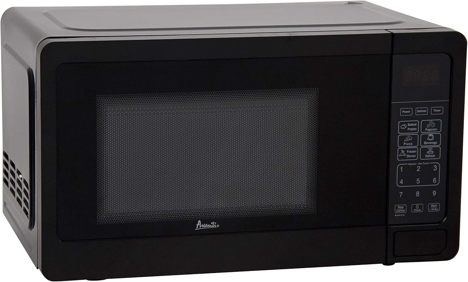 Avanti MT7V1B Microwave Oven 700-Watts Compact with 6 Pre Cooking Settings, Speed Defrost, Electronic Control Panel and Glass Turntable, Black - Image 2