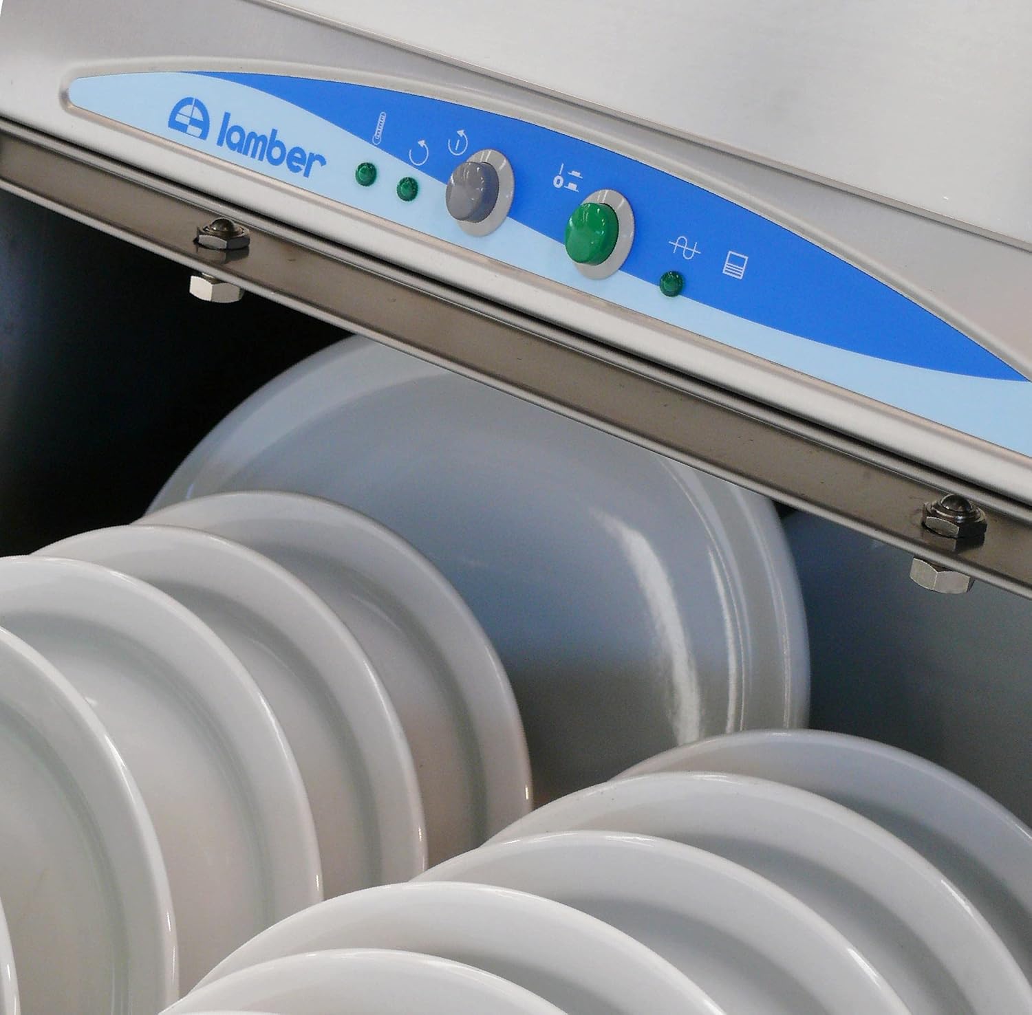 Eurodib DSP4DPS Lamber Deluxe High-Temp Rack Undercounter Dishwasher, 30 Racks/hr, Stainless Steel, 208-240v, Silver - Image 3