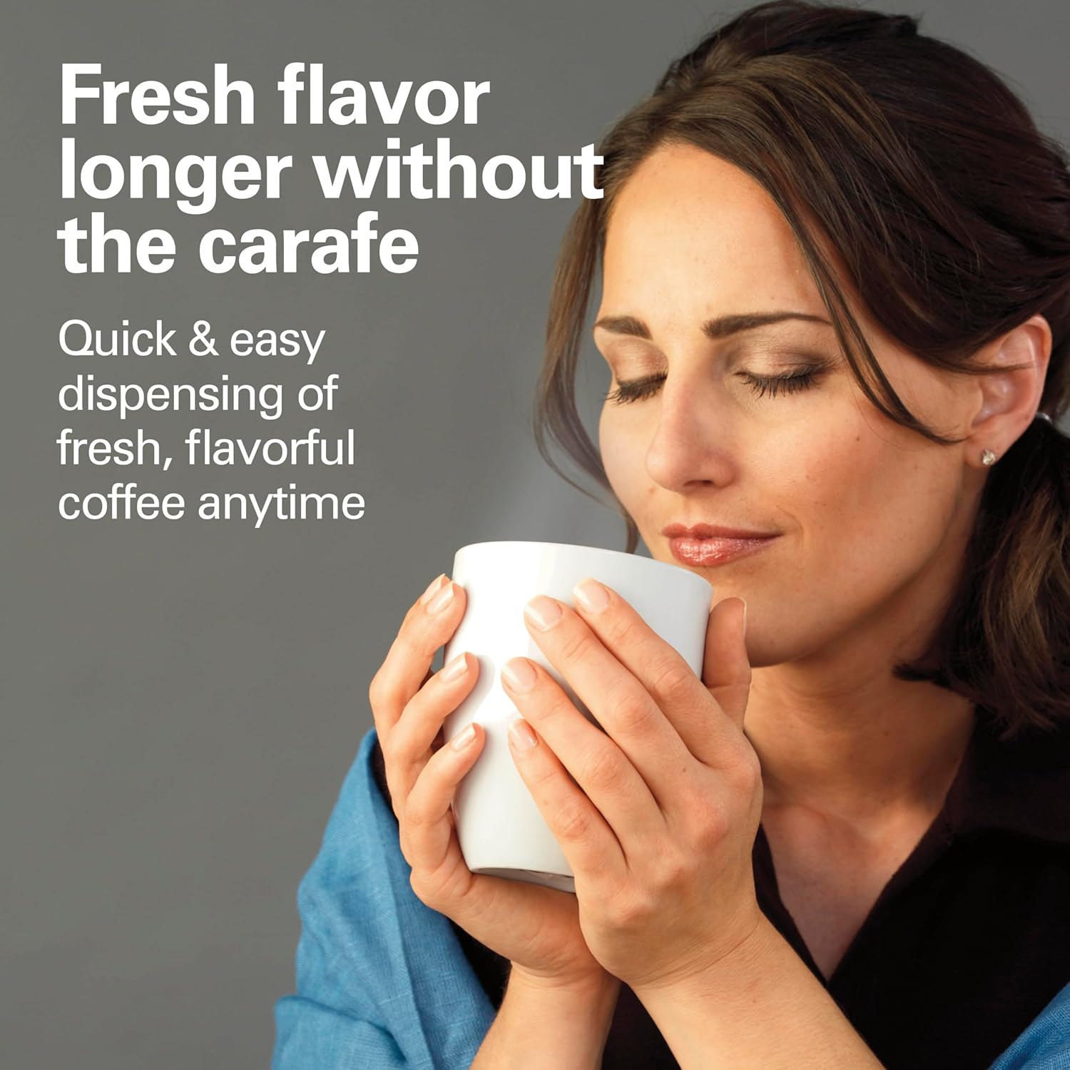 Hamilton Beach (47950) Coffee Maker with 12 Cup Capacity & Internal Storage Coffee Pot, Brewstation, Black/Stainless Steel - Image 3