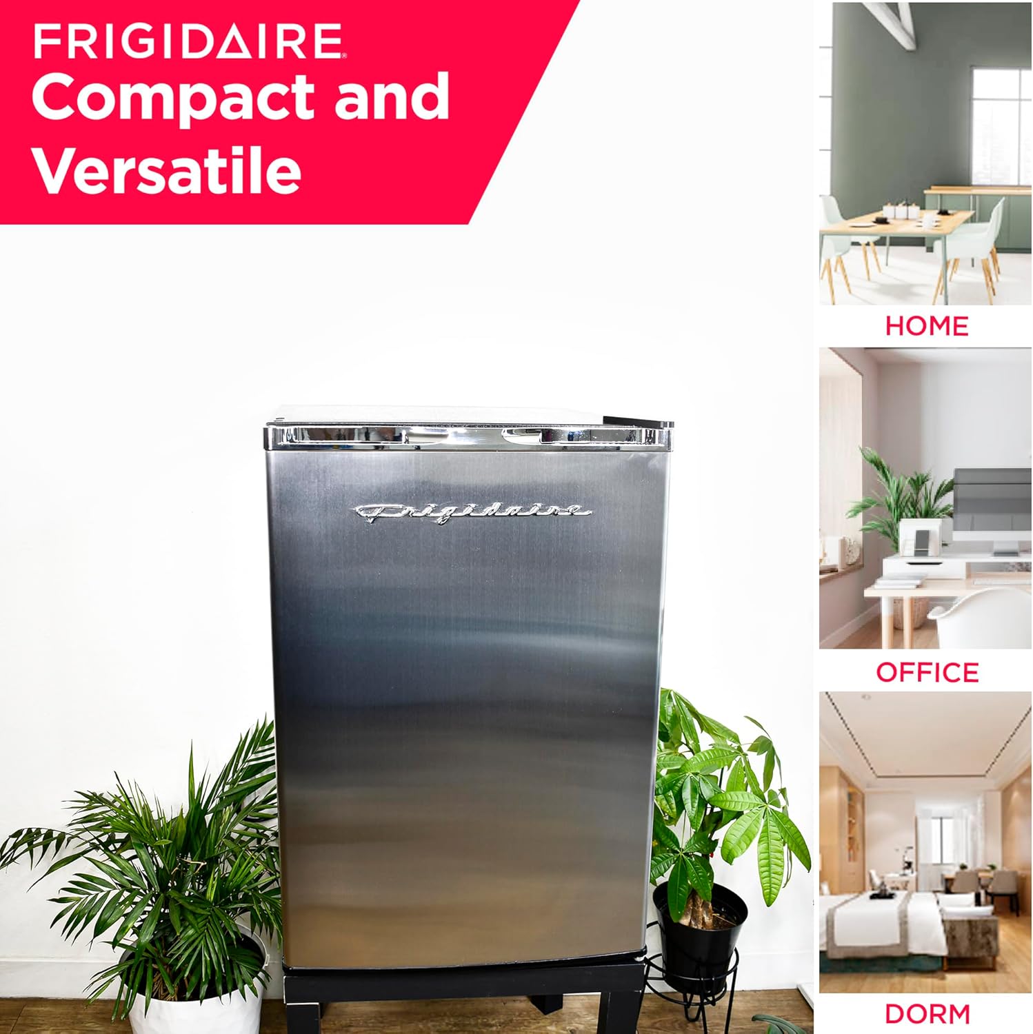 Frigidaire EFR492, 4.5 cu ft Refrigerator, Stainless Steel Door, Platinum Series - Image 6