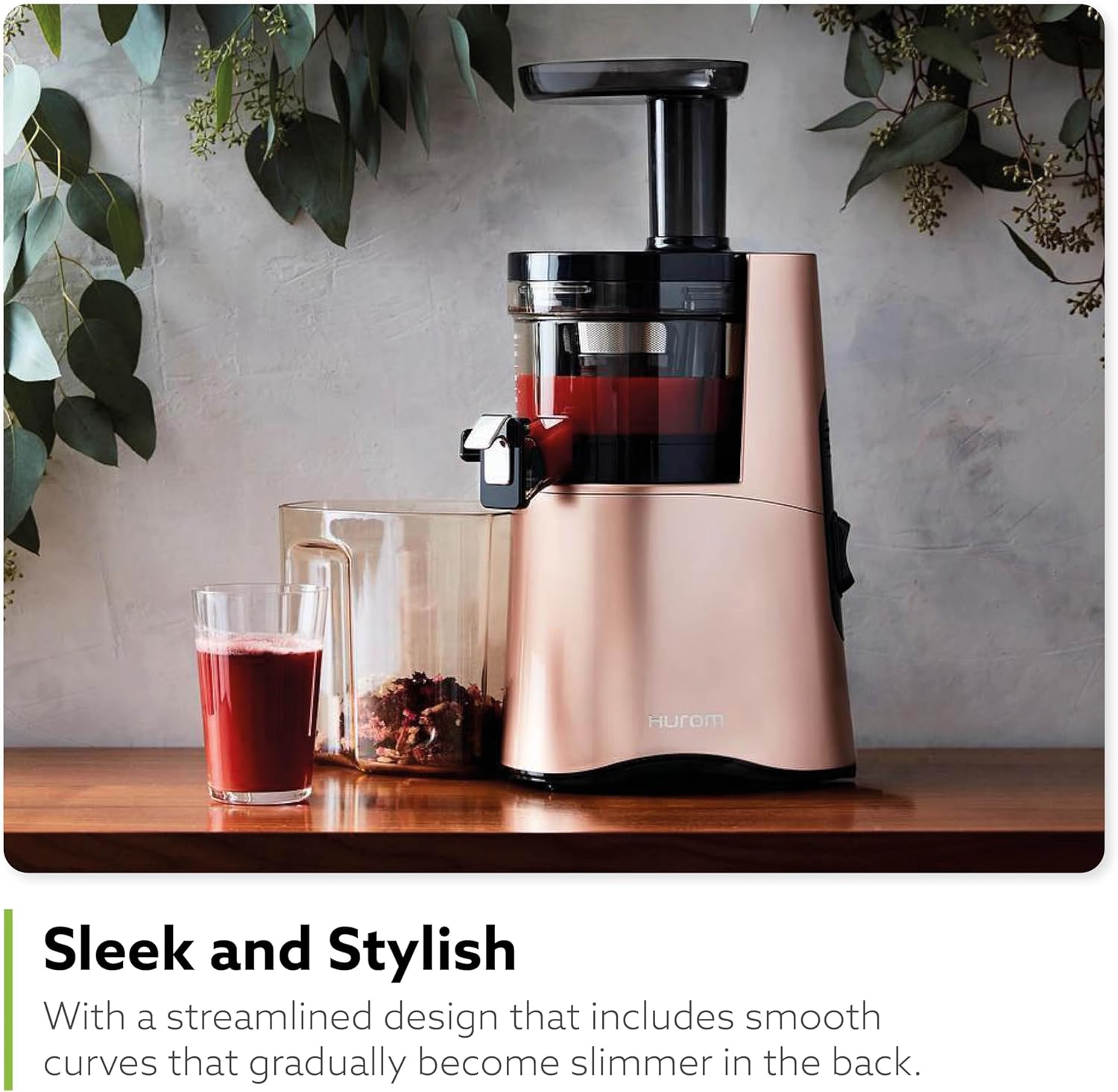 Hurom H-AA Slow Juicer, Matte Black - Image 9