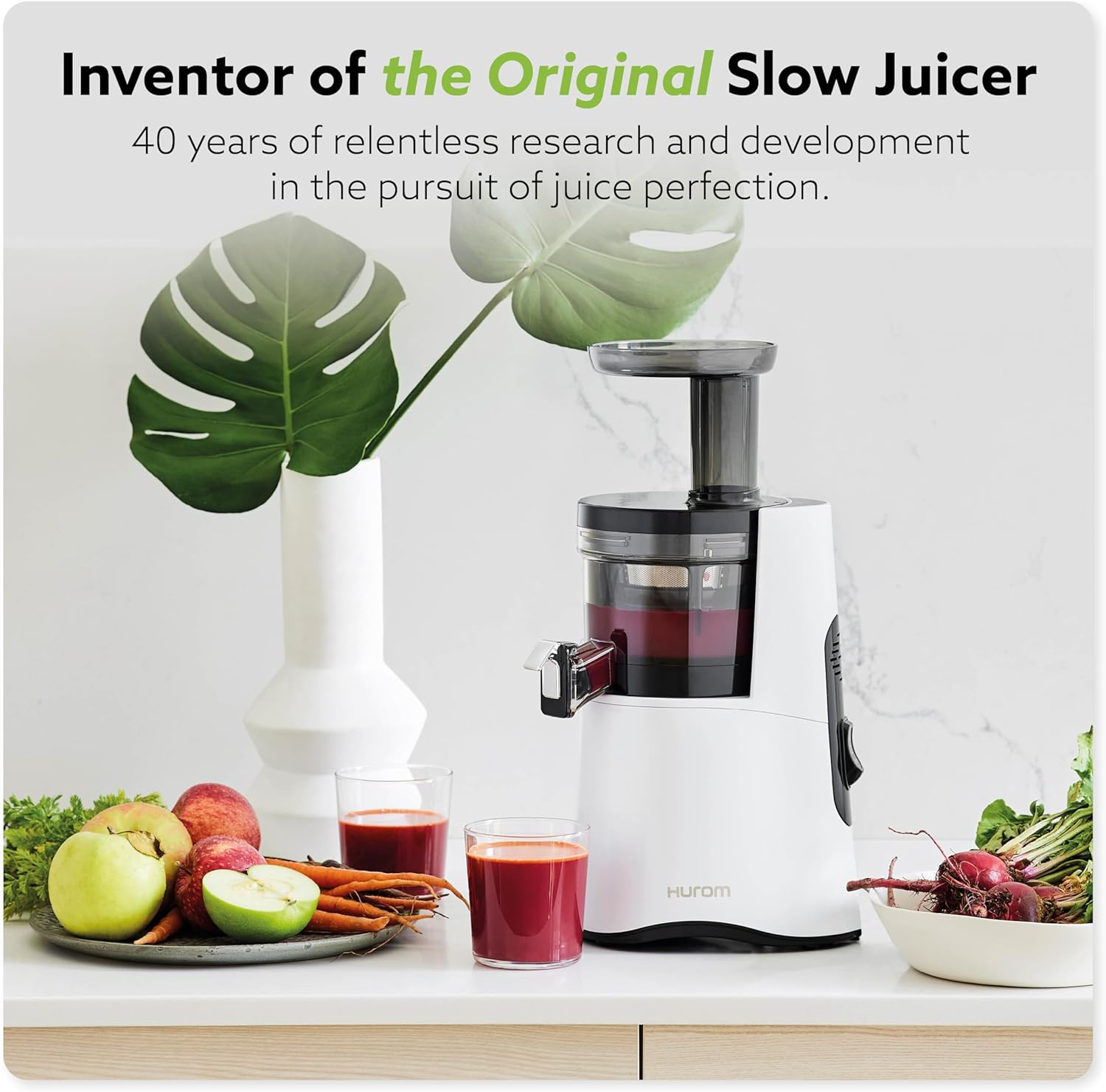 Hurom H-AA Slow Juicer, Matte Black - Image 3