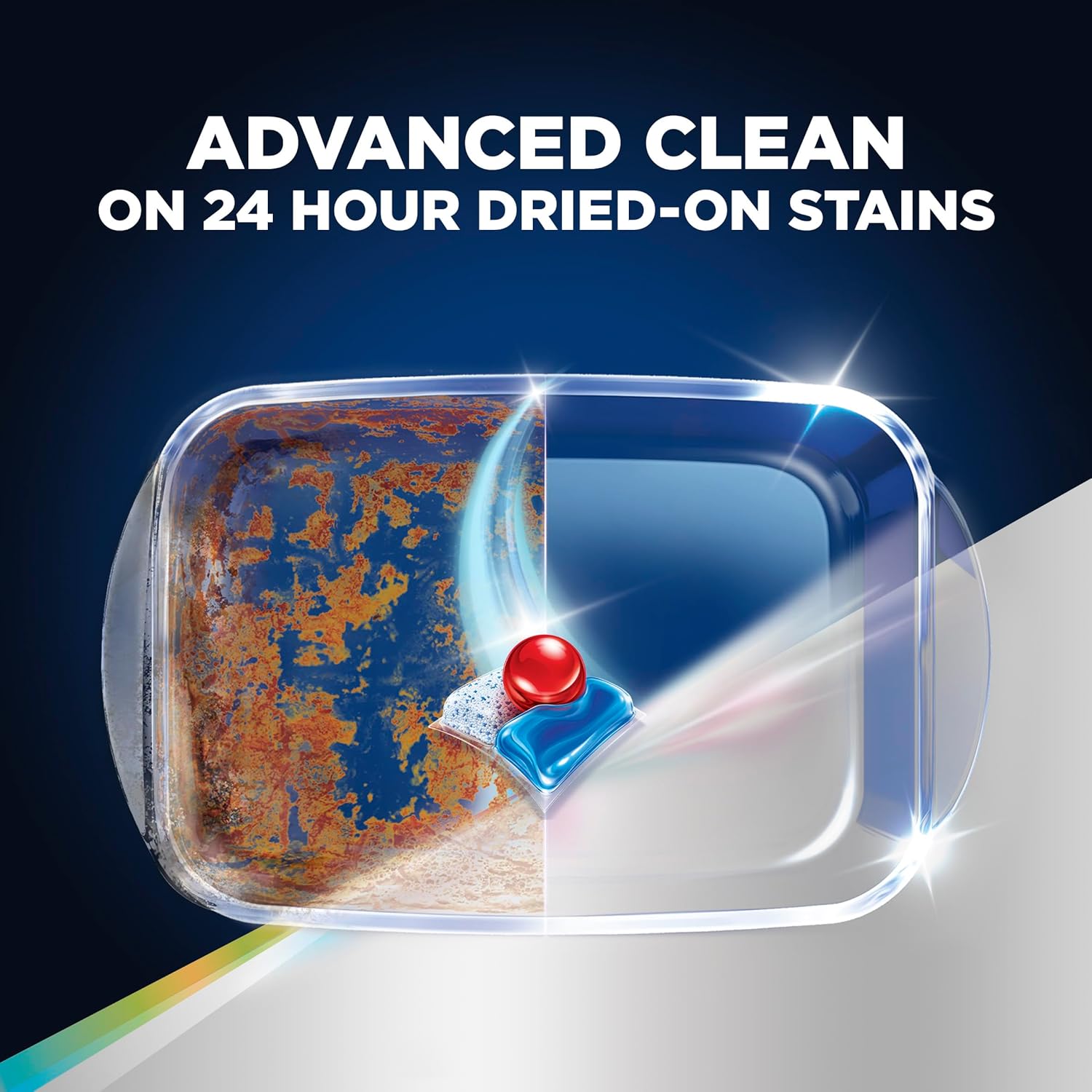 FINISH Quantum Powerball, Dishwasher Pods, Dishwasher Detergent Liquid, Dishwasher Soap, Advanced Clean & Shine, 82ct Dishwasher Tablets - Image 3