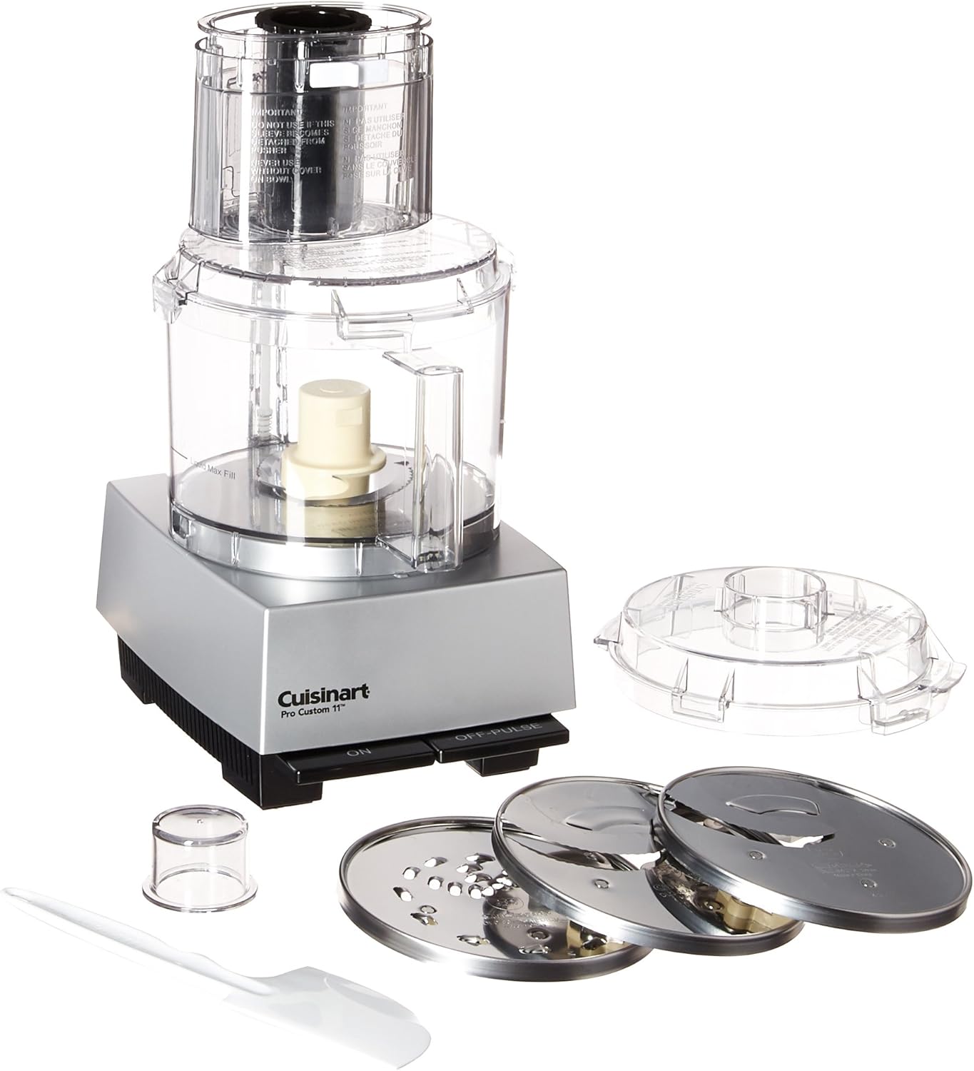 Cuisinart Food Processor, Pro Custom 11 Cup, Brushed Chrome, DLC-8SBCYP1 - Image 2